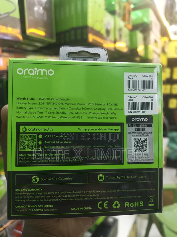 Oraimo Watch 5 Lite - thumbnail 2