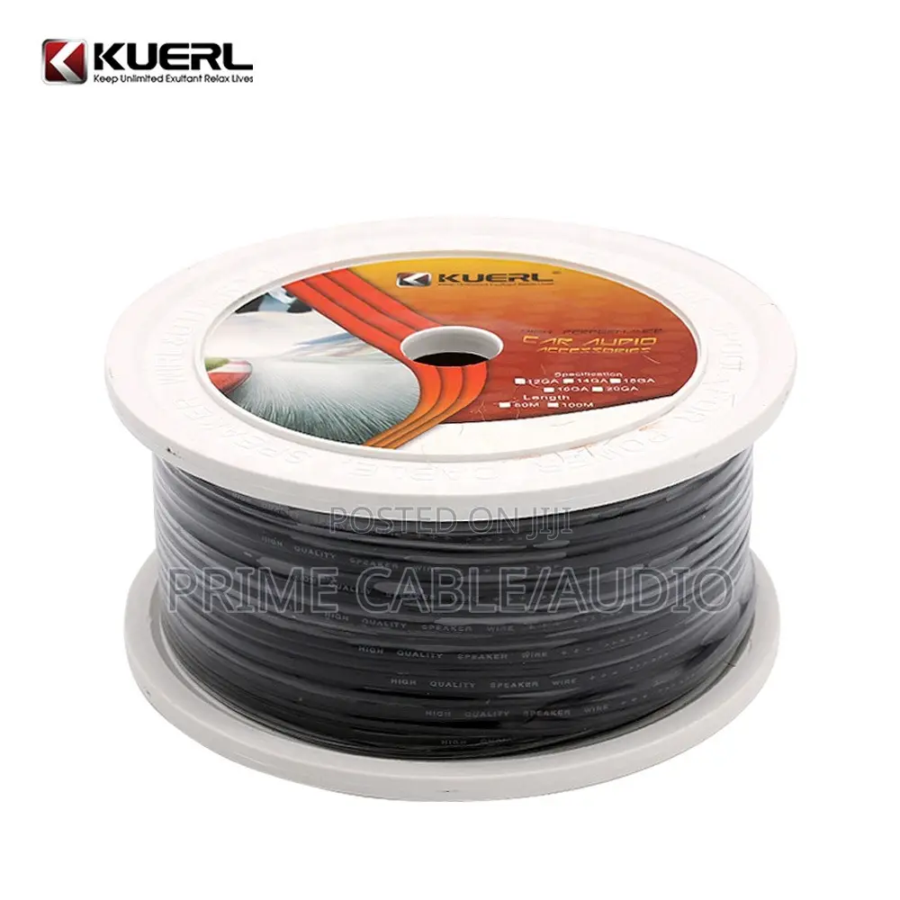 12 Gauge Kuerl Speaker Cable (Pure Copper) 30m Roll