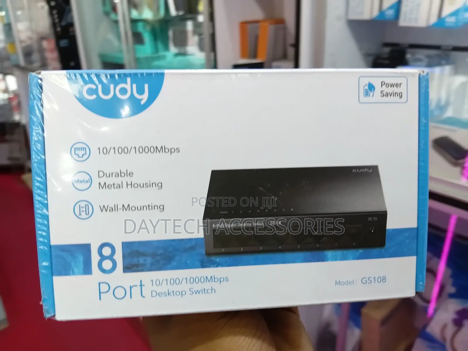 Cudy 8-Port Gigabit Metal Switch 8 XMBPS Rj45 Ports