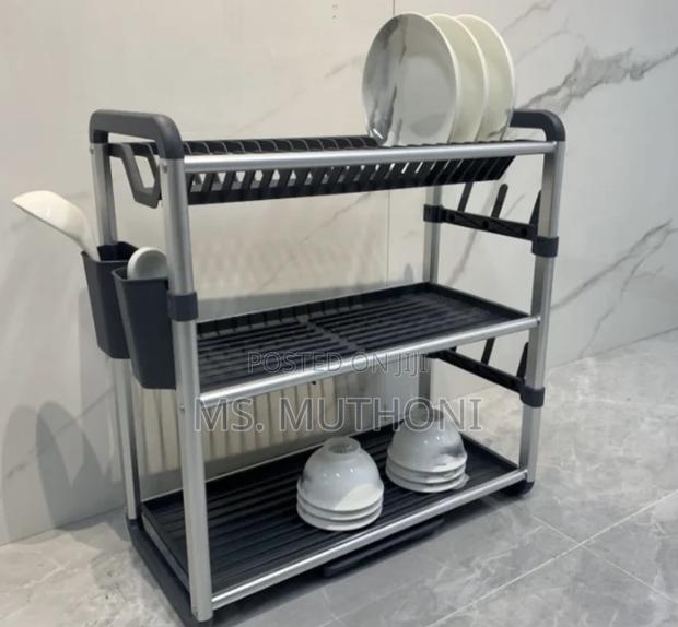 Rust Free High Quality Aluminum+ Plastic Dish Rack - thumbnail 2