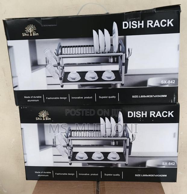 Rust Free High Quality Aluminum+ Plastic Dish Rack - thumbnail 3