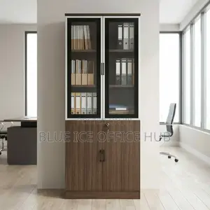 2 Door Wooden Office Filling Cabinet