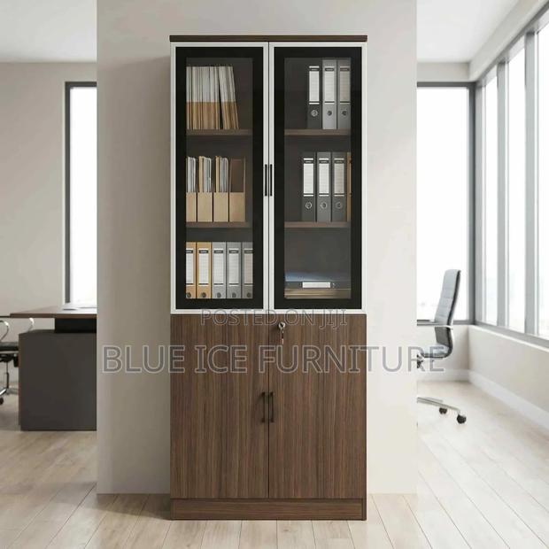 2 Door Wooden Office Filling Cabinet