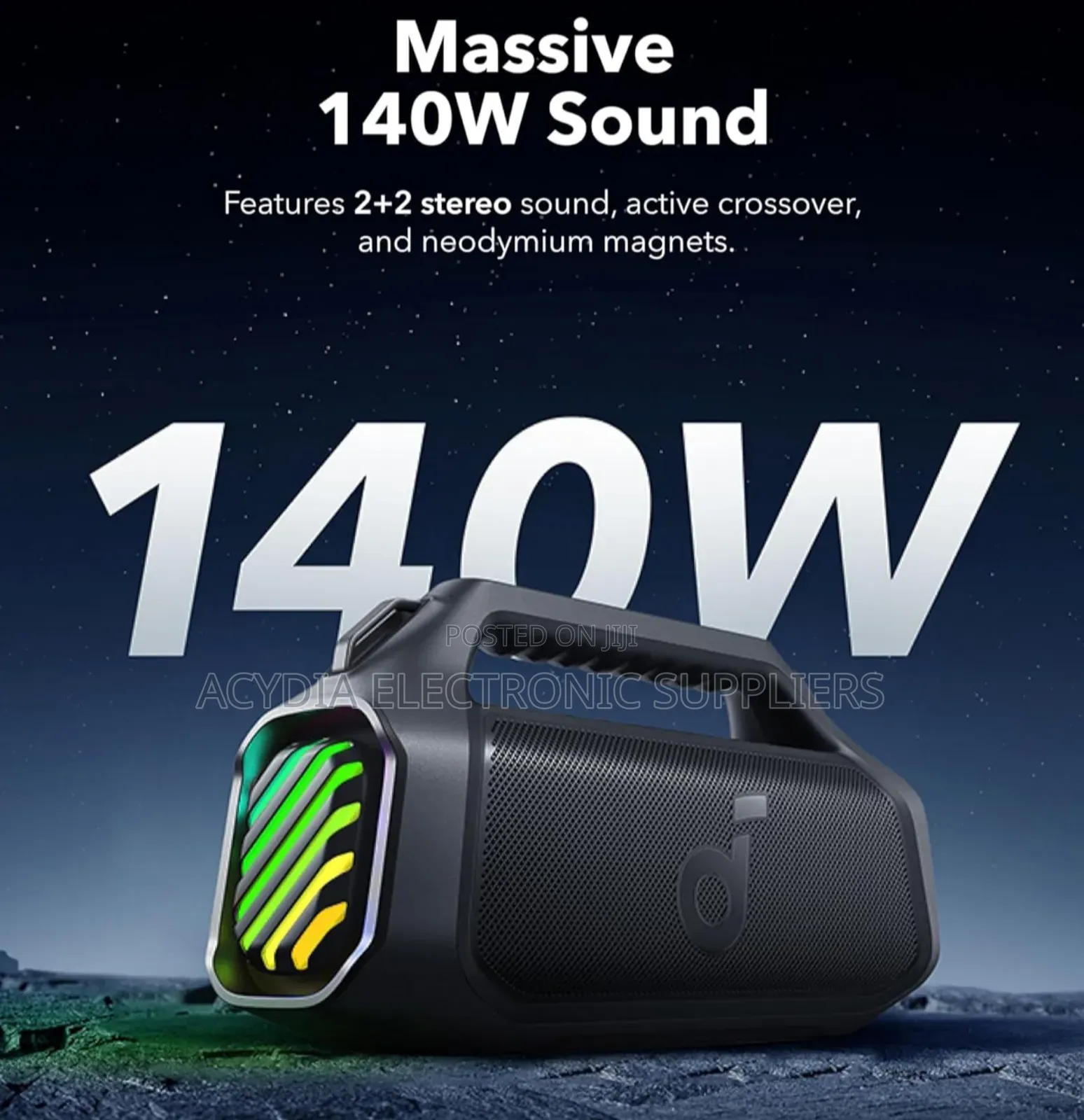Anker Soundcore Boom 2 Plus 140w Bluetooth Speaker