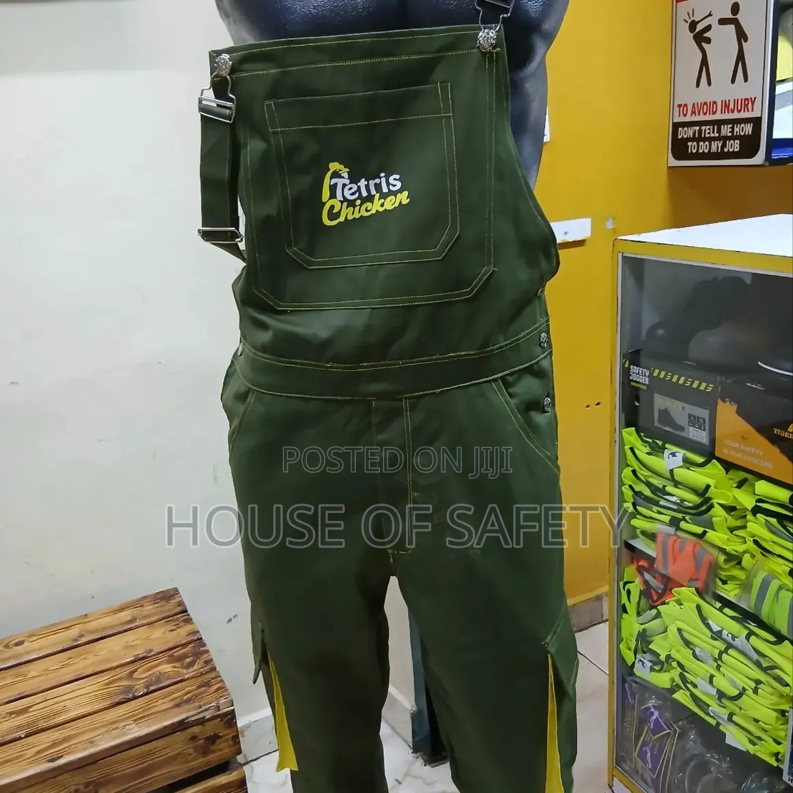Juggle Green Day Time Work Dungaree