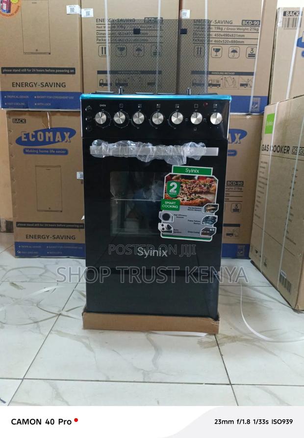 Syinix Cooker 50 by 55, 3+1 Jet Burner, Auto Ignition - main view