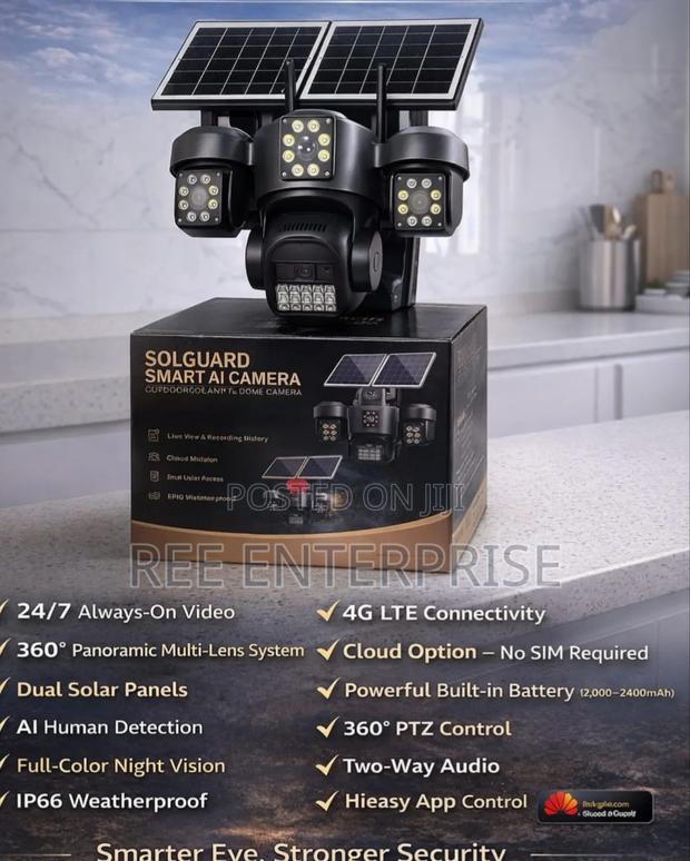 Solguard Solar Camera Advantage
• Aov 4g Solar Camera 
• - main view