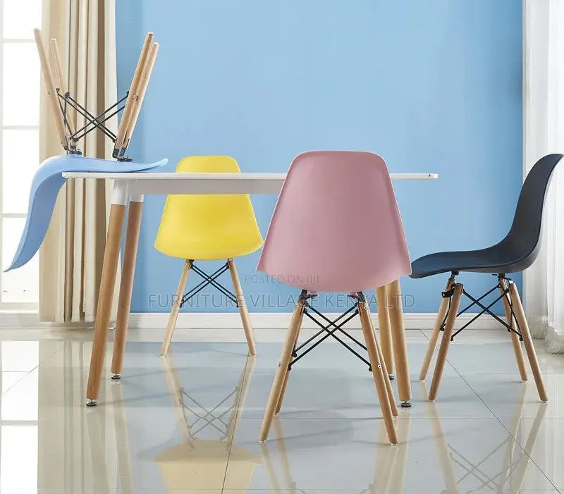 Dining Chairs; Armless Dining Chairs Eames Side Dining Chairs