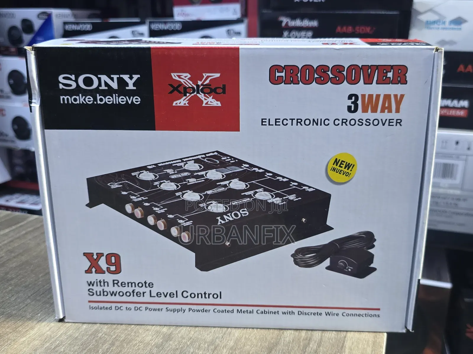 Sony Xplod X9 3-Way Digital Electronic Crossover With Bass Knob