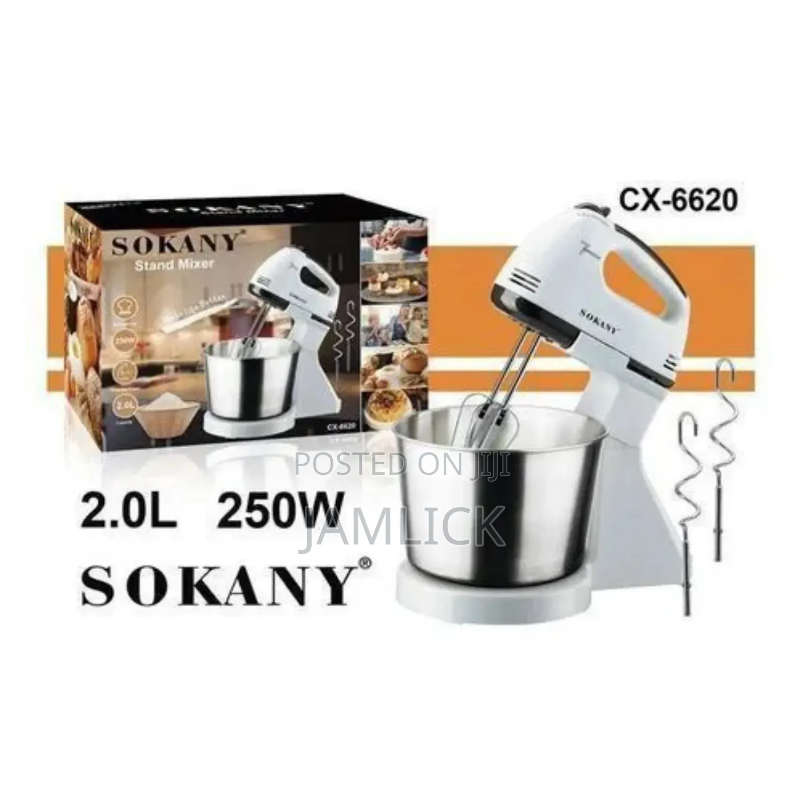 2l Sokany Stand Mixer –Dv
