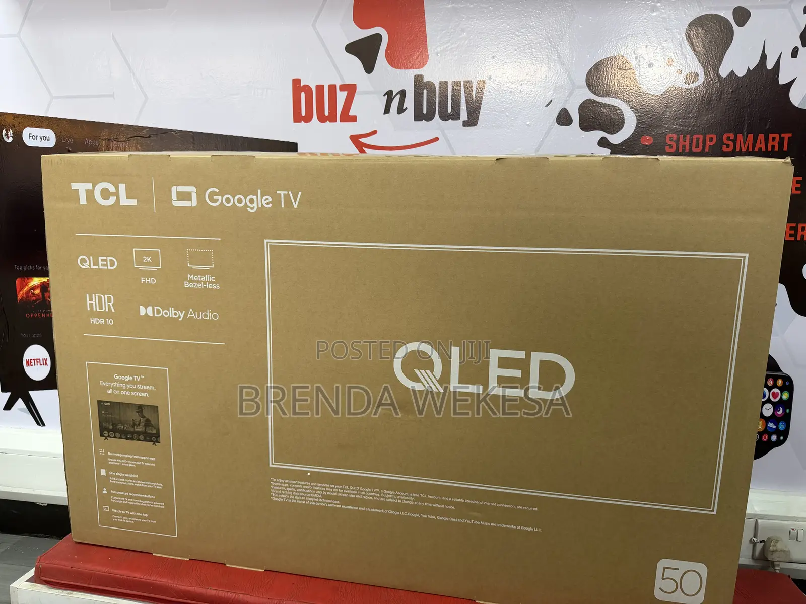 TCL 50 Inch Qled Google Tv Full Hd Smart Tv 50s5k
