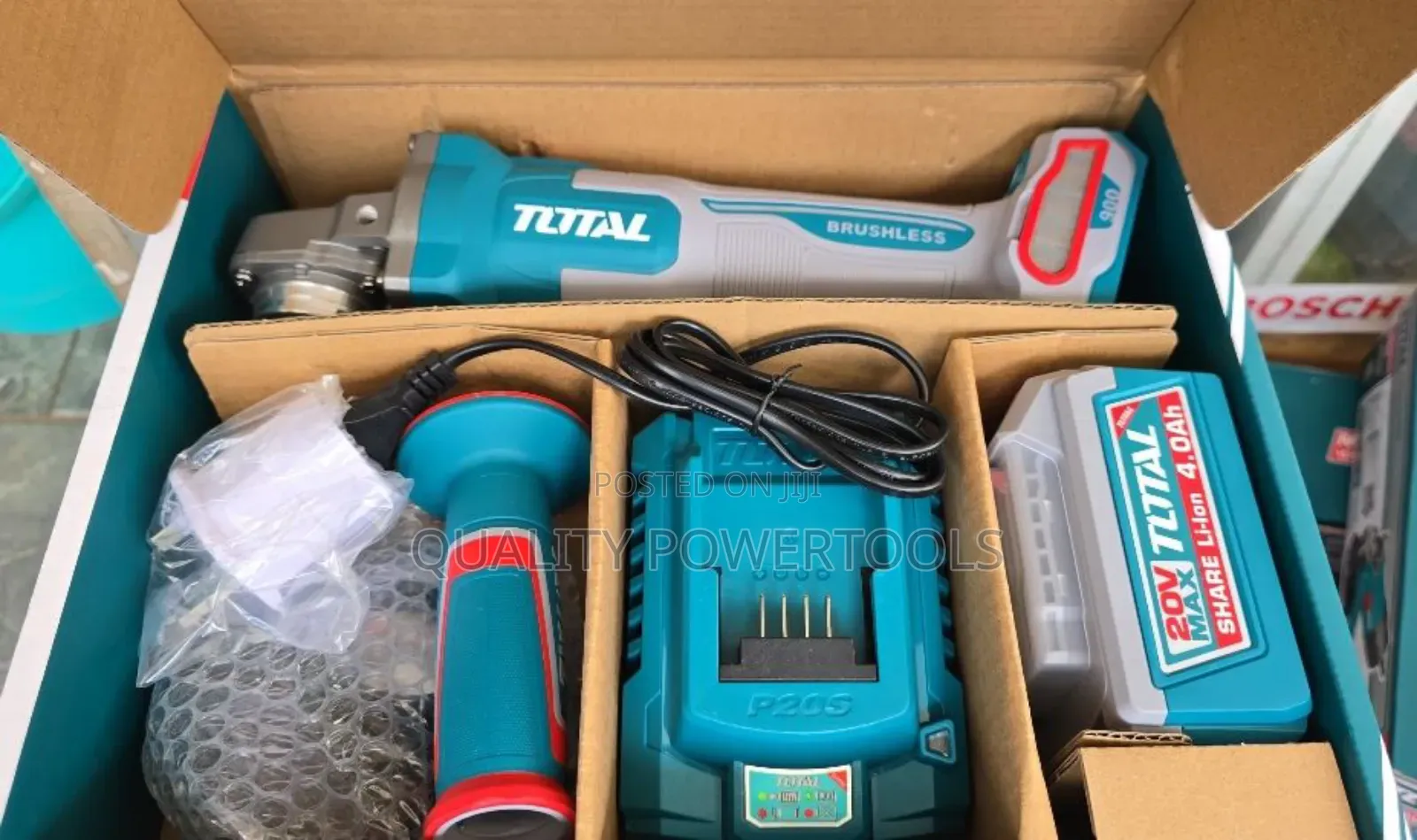 Total Cordless Angle Grinder