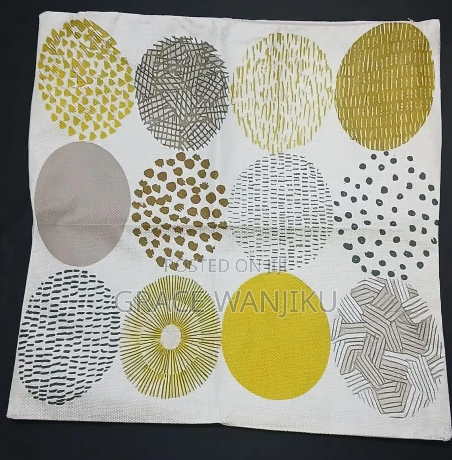 Linen Cushion Cover 
A Piece
