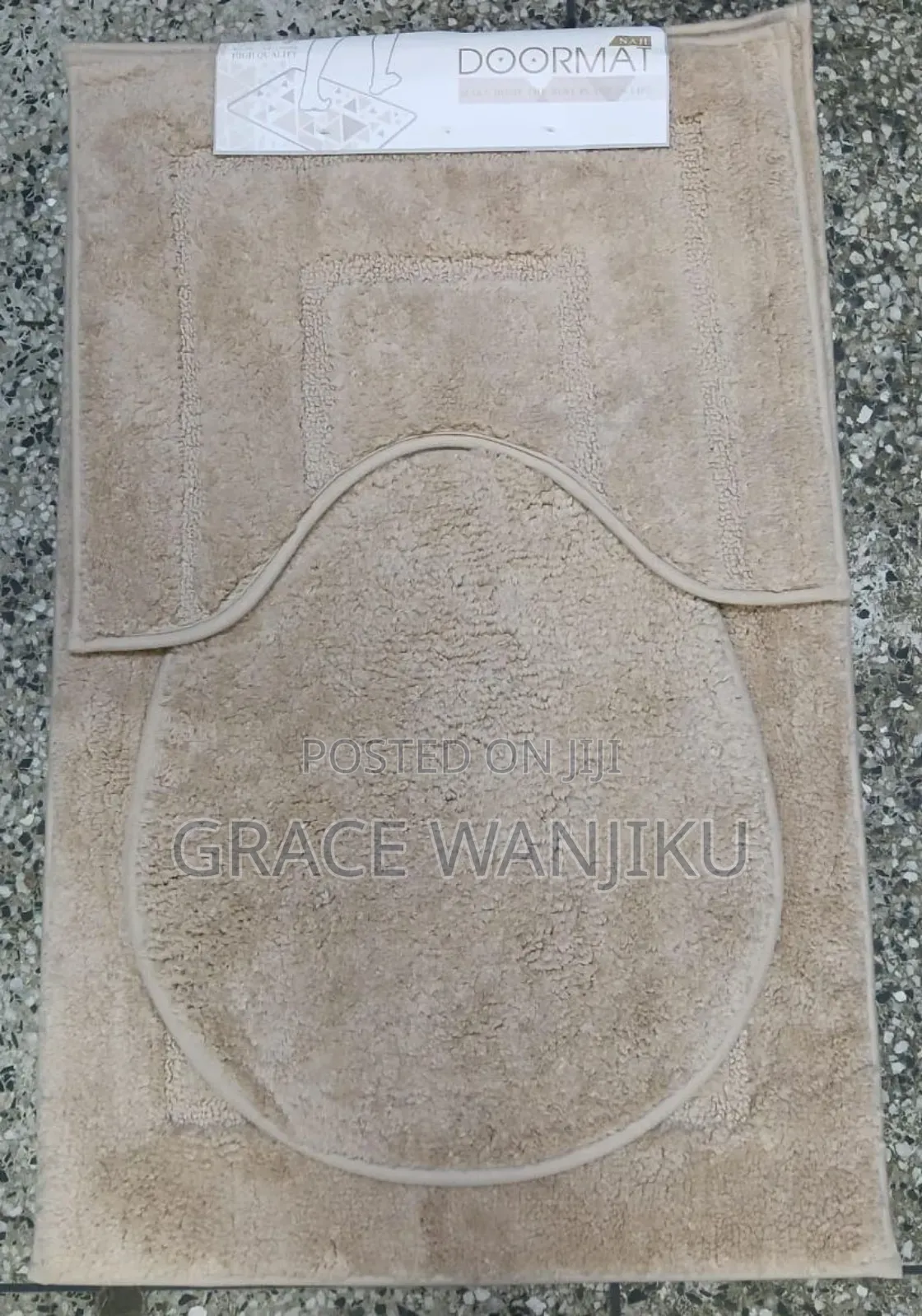 *3pcs Bathroom Mats,* Super Nonslip Underside