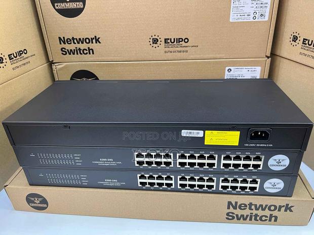 E300-24g Commando Scout E300 24ge, Unmanaged Switch