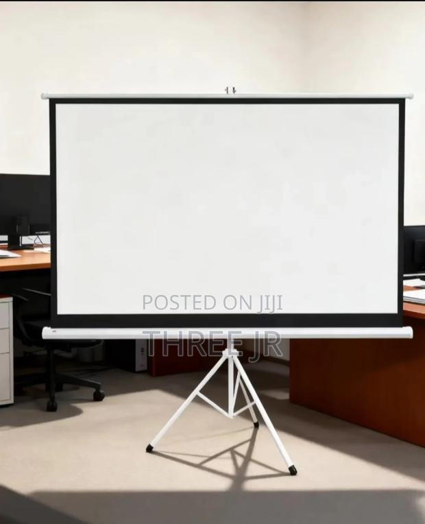 Easy to Set Up Tripod Projector Screen With Offers - thumbnail 2