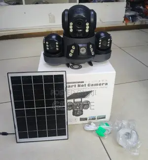 Night Vision Triple Lens Hd Solar Wifi Camera for Home Security