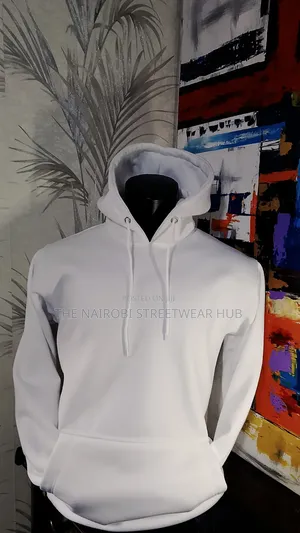 White Quality Hoodie
