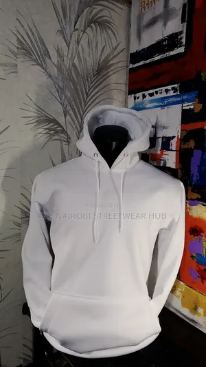 White Quality Hoodie