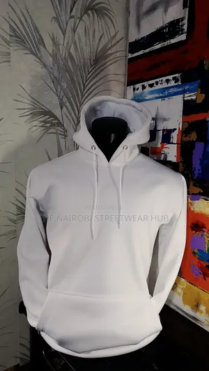 White Quality Hoodie