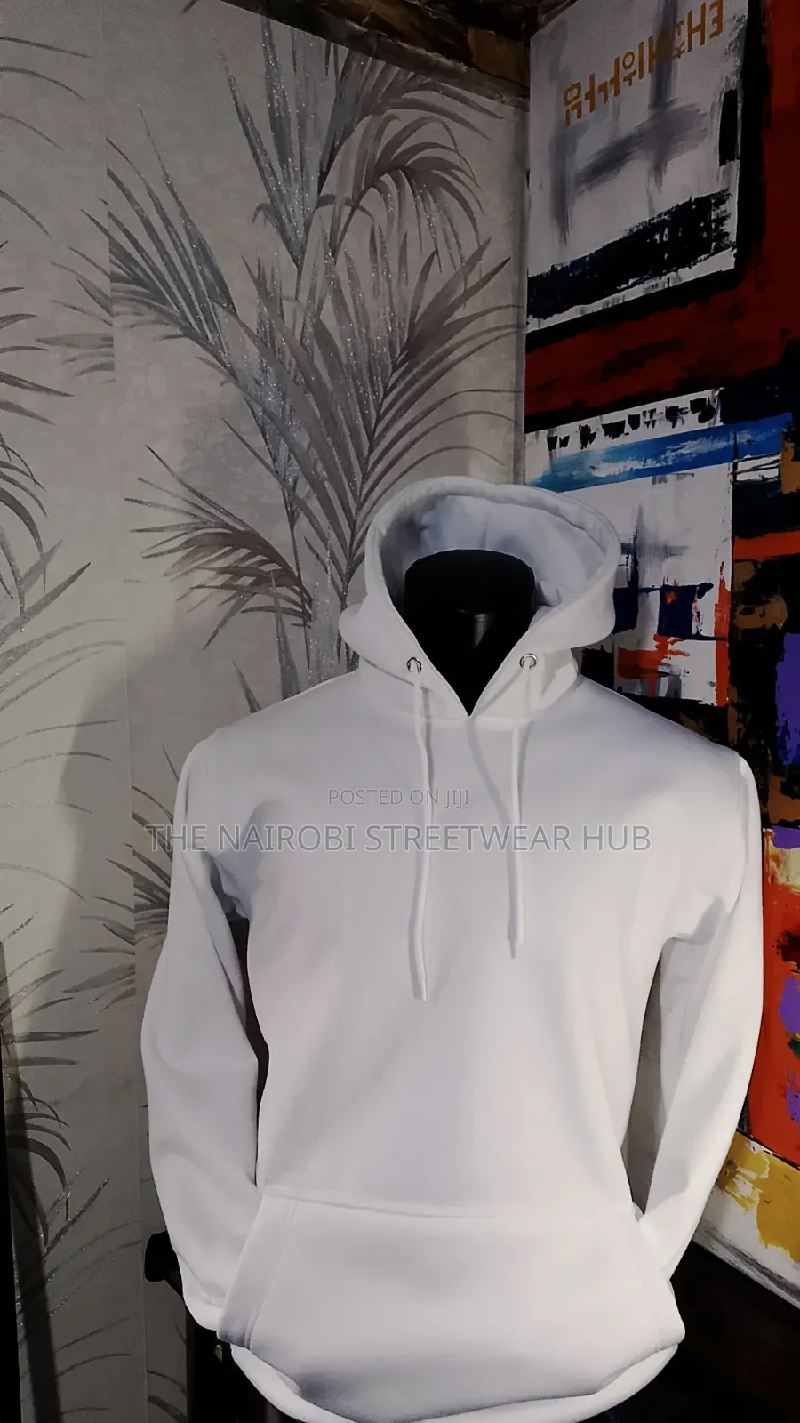 White Quality Hoodie