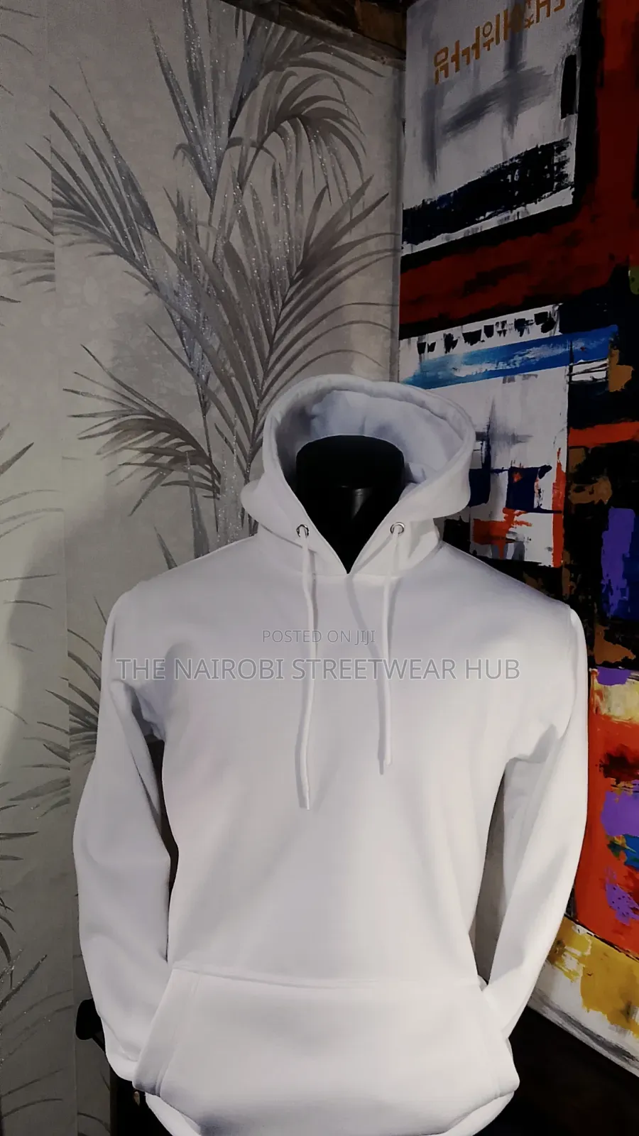 White Quality Hoodie
