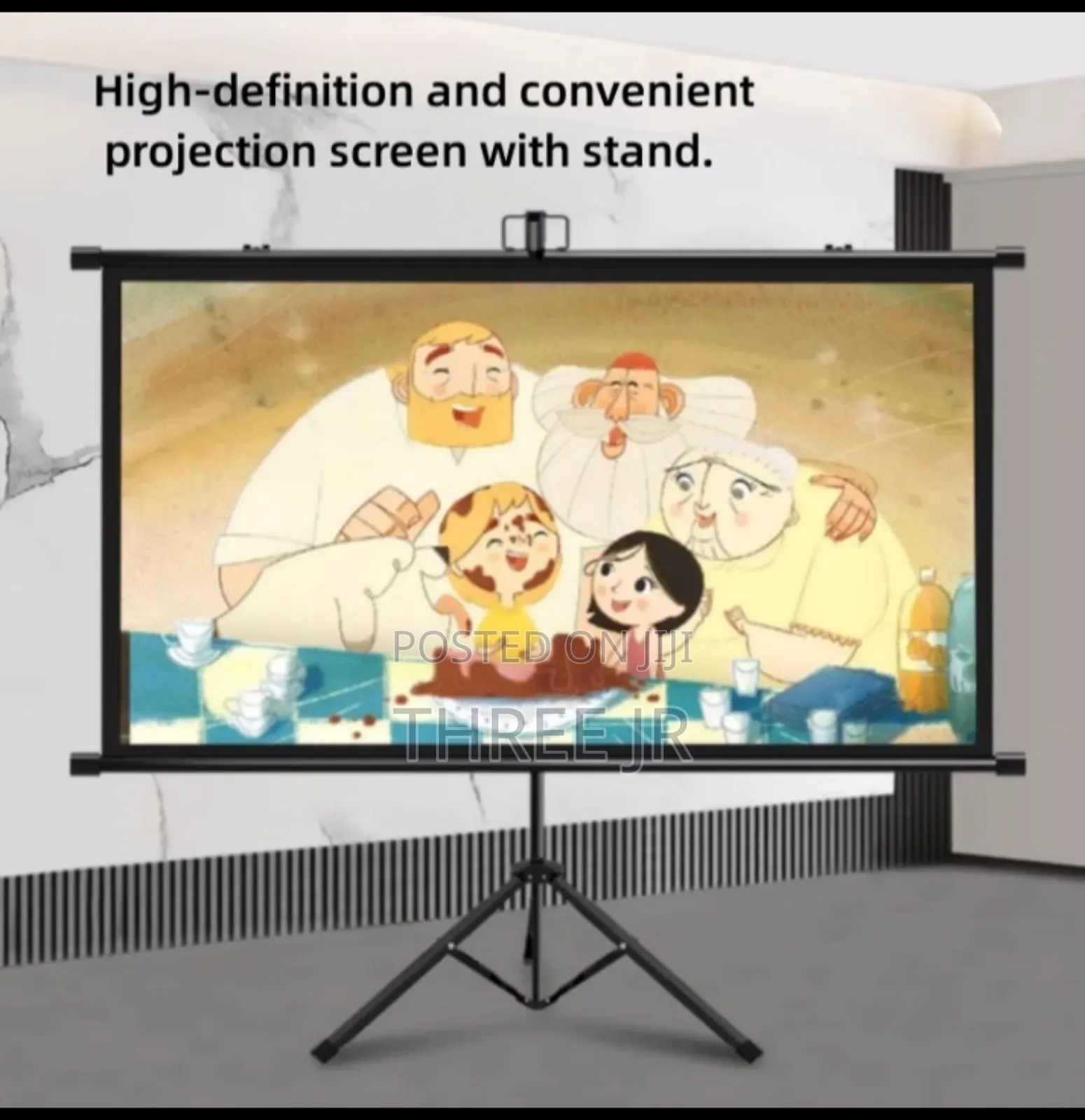 Tripod Projection Screens Available on Best Offers 72,Inch