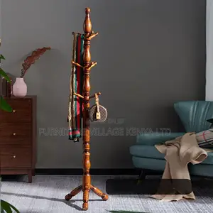 Coat Hanger; Mahogany Executive Brown Suit Office Hanger