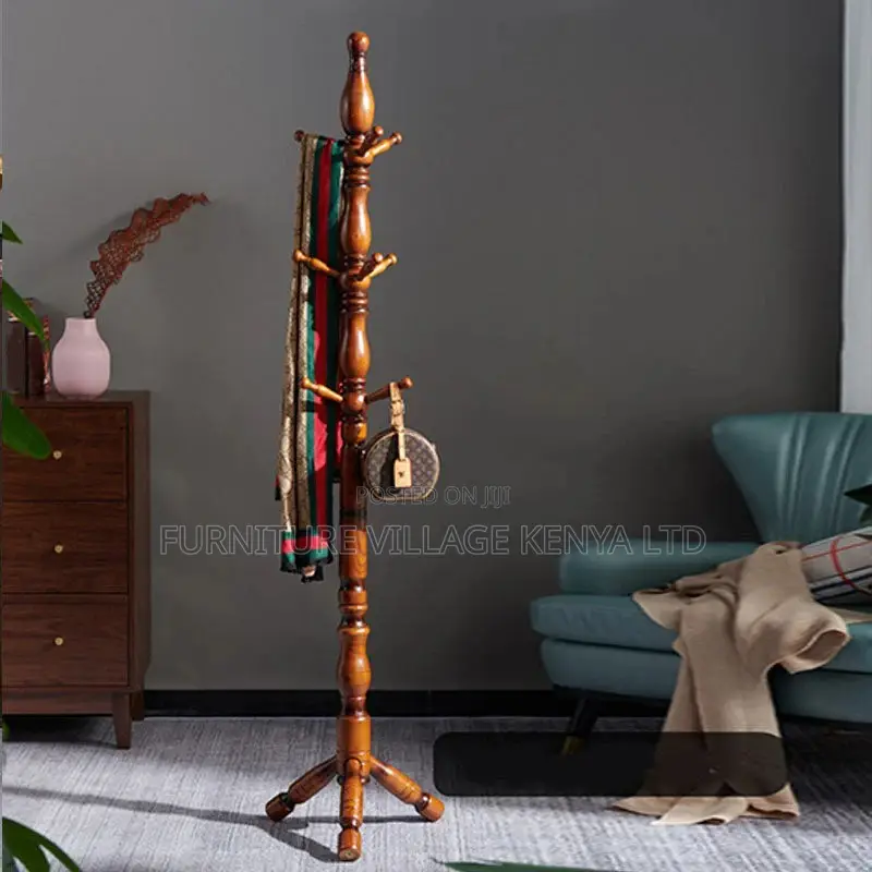 Coat Hanger; Mahogany Executive Brown Suit Office Hanger