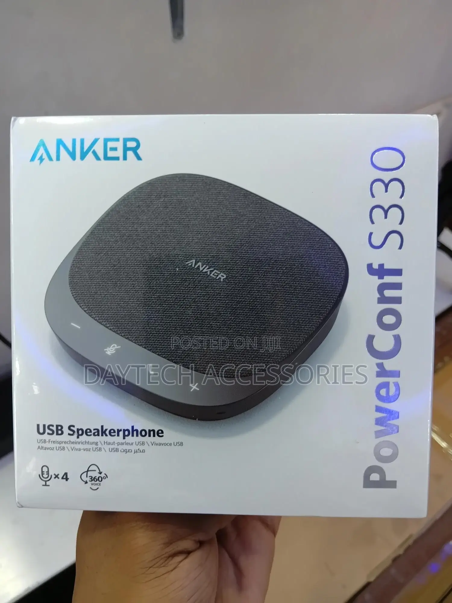 Powerconf S330 Usb Speakerphone Conference Microphone for Home Office