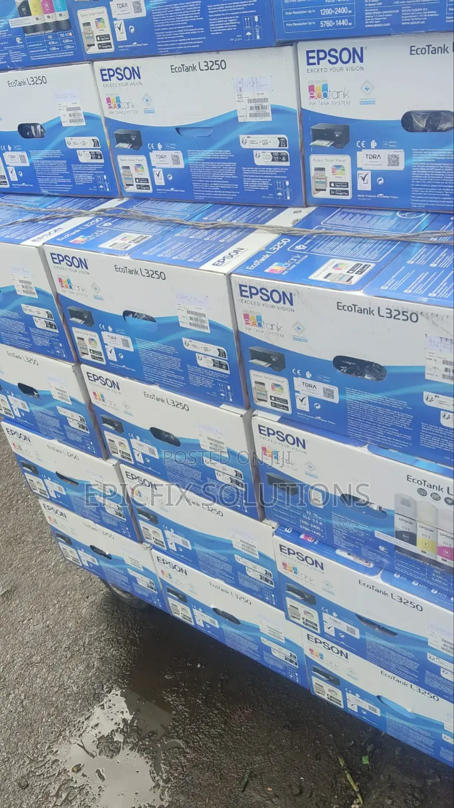 Epson Brand New Printer L3250 With Wifi,Scan,Copy and Print Up to 4r
