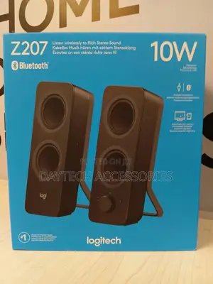 Logitech Z207 10 Watts 2.0 Multi Device Bluetooth Stereo Speaker Black