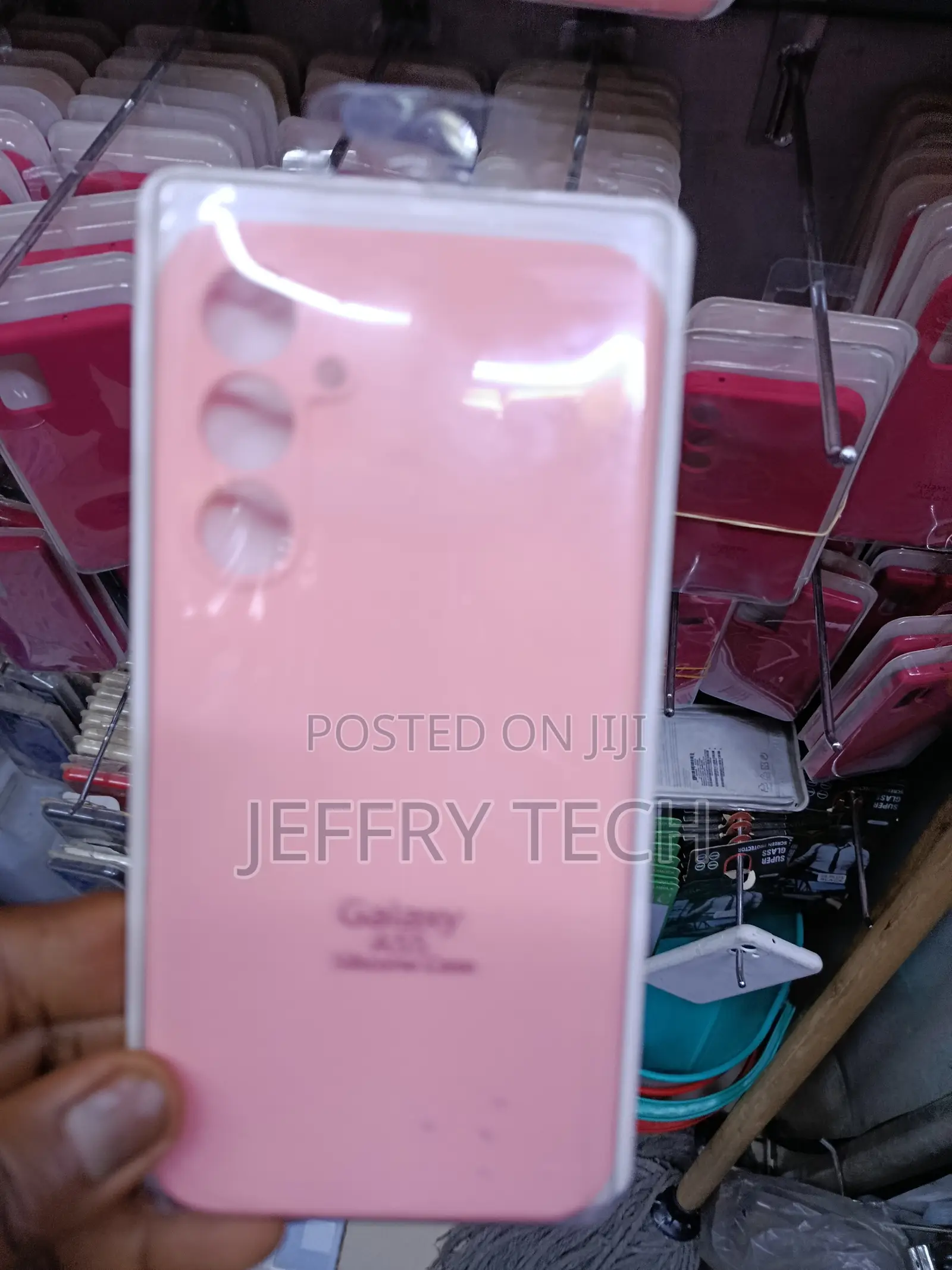 Dessen Samsung Galaxy A55 5g Liquid Silicone Silky Feel Case. Pink