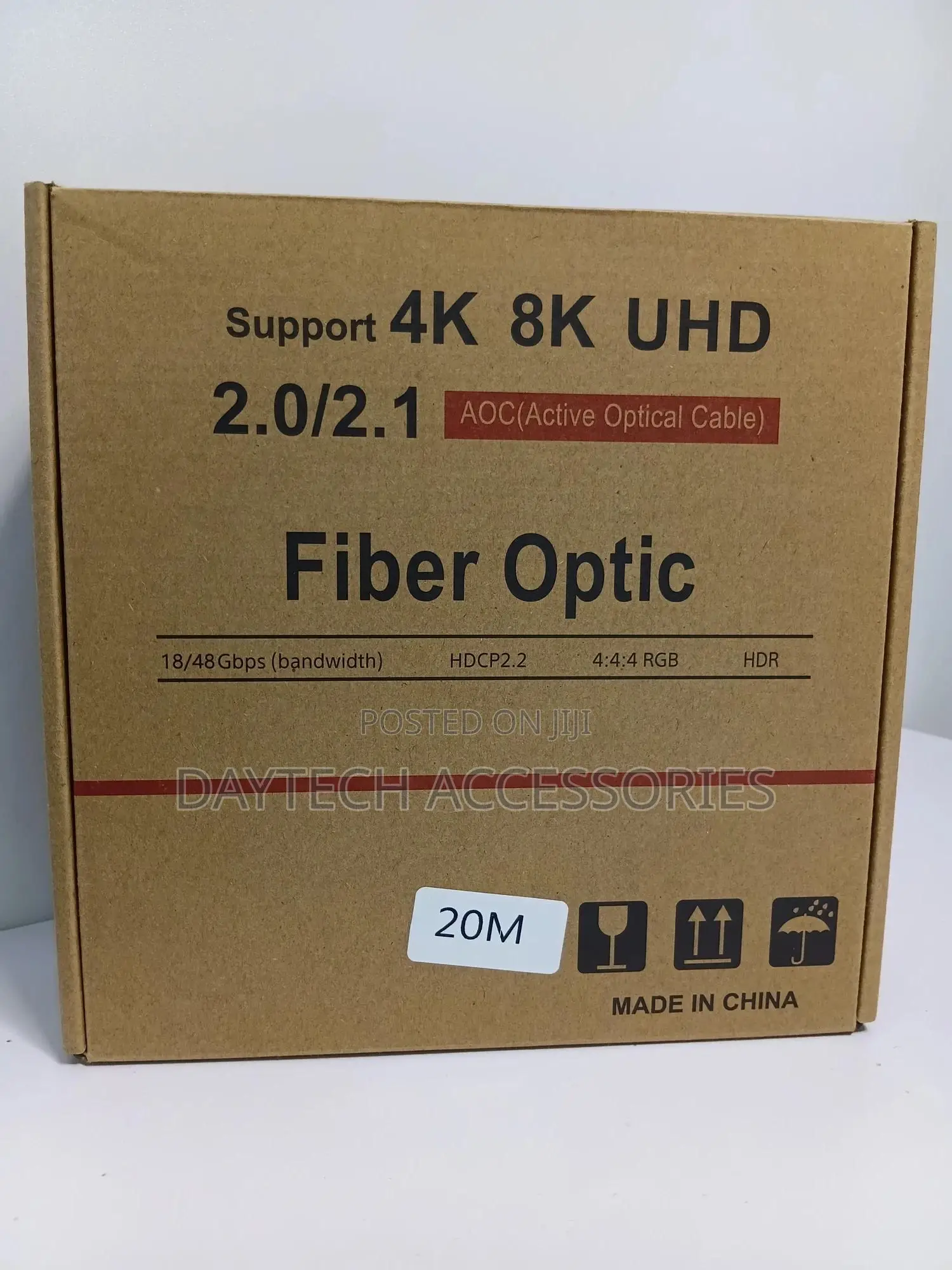 Active Fibre Optic Hdmi Cable, 20 Meters in Length.