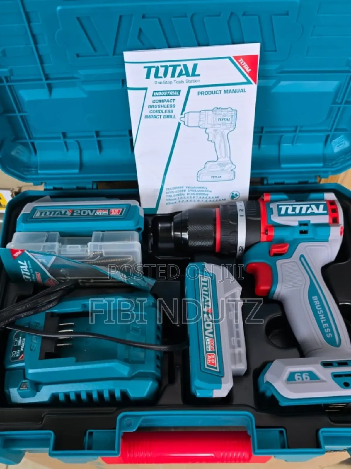 Total Cordless 20v Impact Drill/Cordless Impact Drill