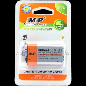 Mp 9v Rechargeable Battery