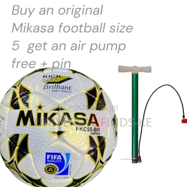 Size 5 Mikasa Football + Free Air Pump Pin