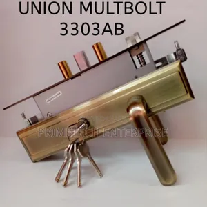 Union 3303 Ab Strong Double Doors Lock