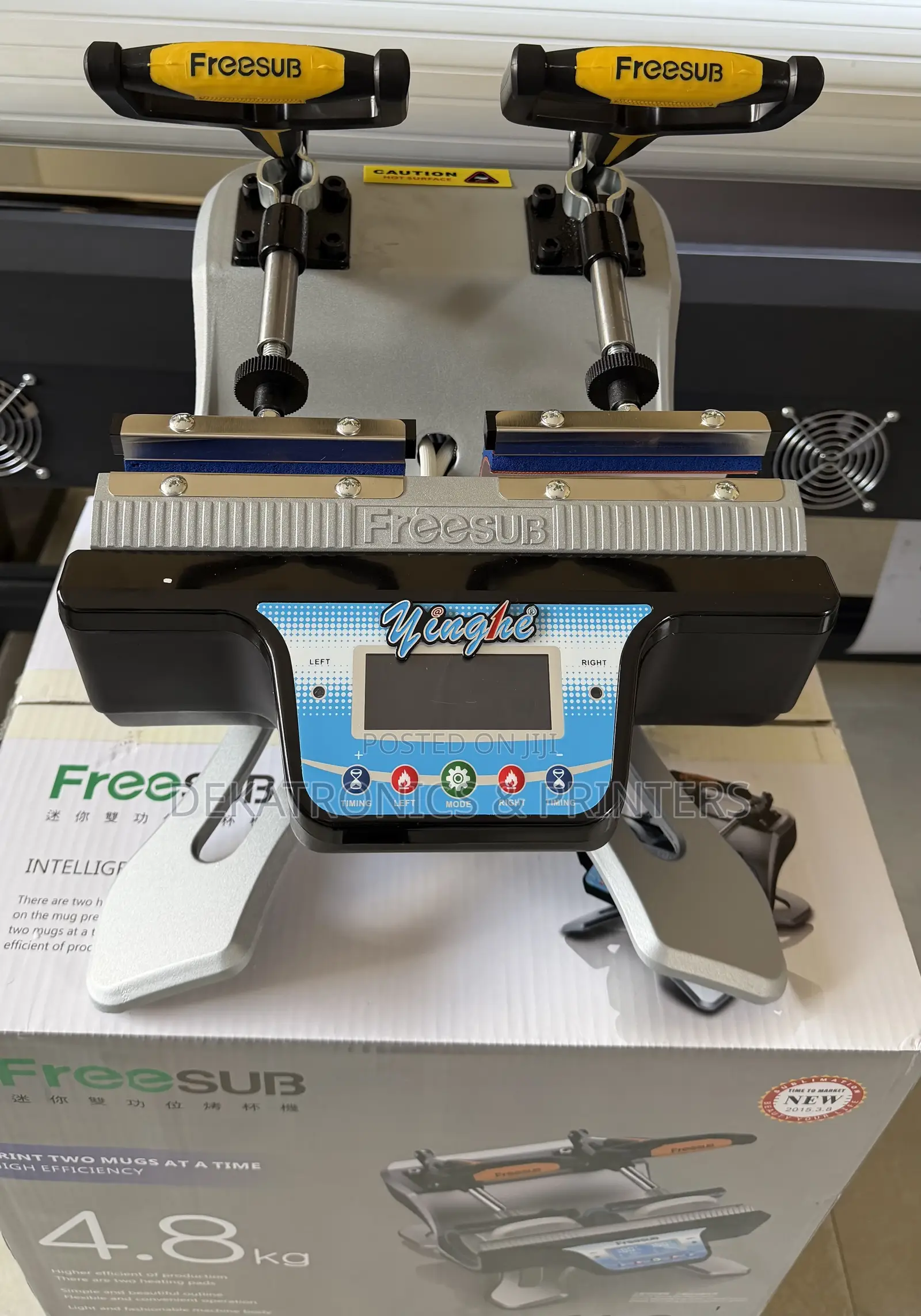 Double Station Mug Press Machine