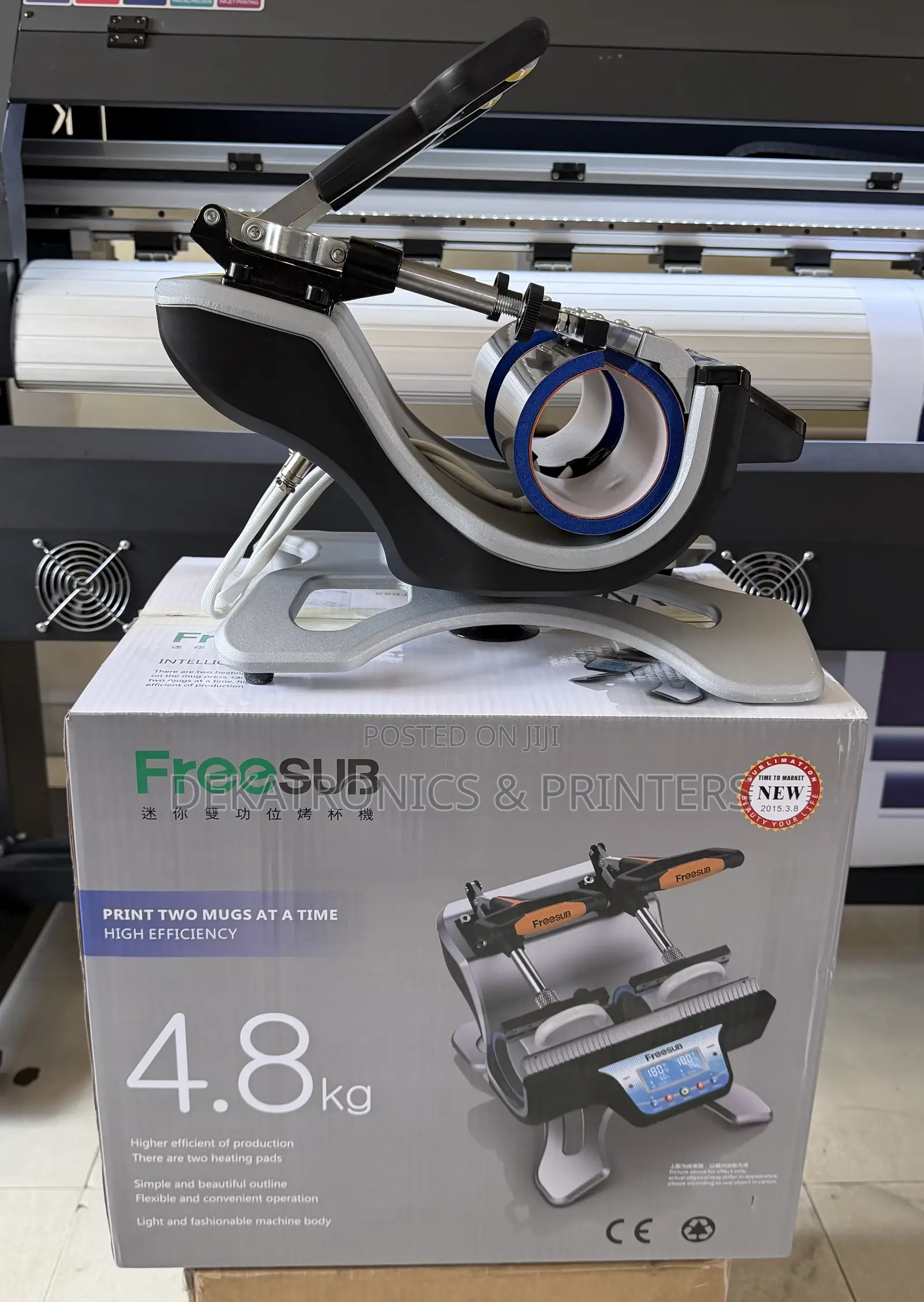 Double Station Mug Press Machine