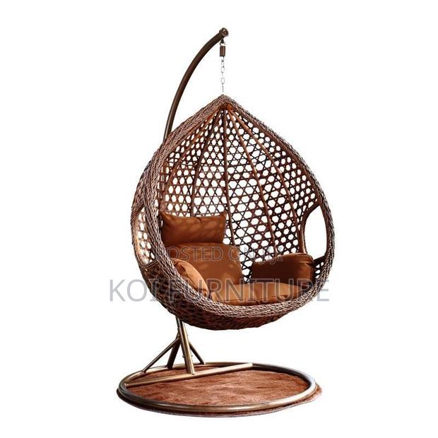 Home Chair; Balcony Hammock Swinging Rattan Chair - thumbnail 7