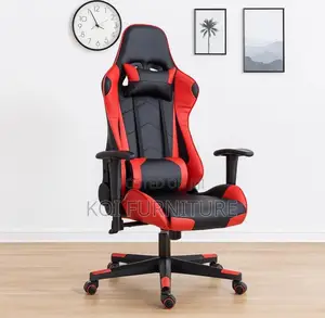 Office Chair : Comfortable Reclining Orange Office Chair