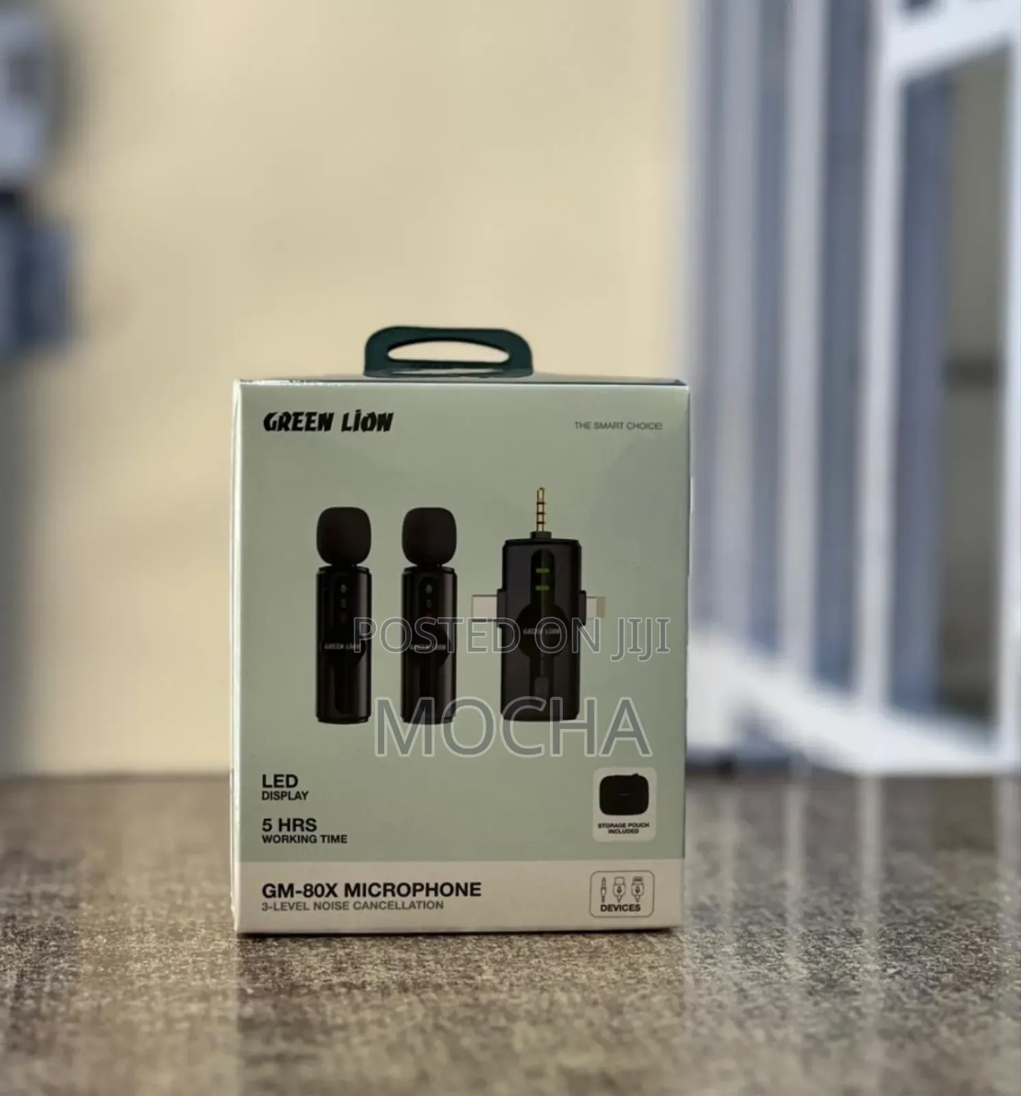 Green Lion Gm-80x Microphone 3 in 1 - Black