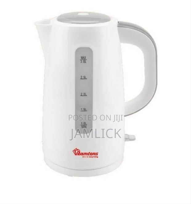 3ltrs Ramtons Electric Corded Kettle - Bn