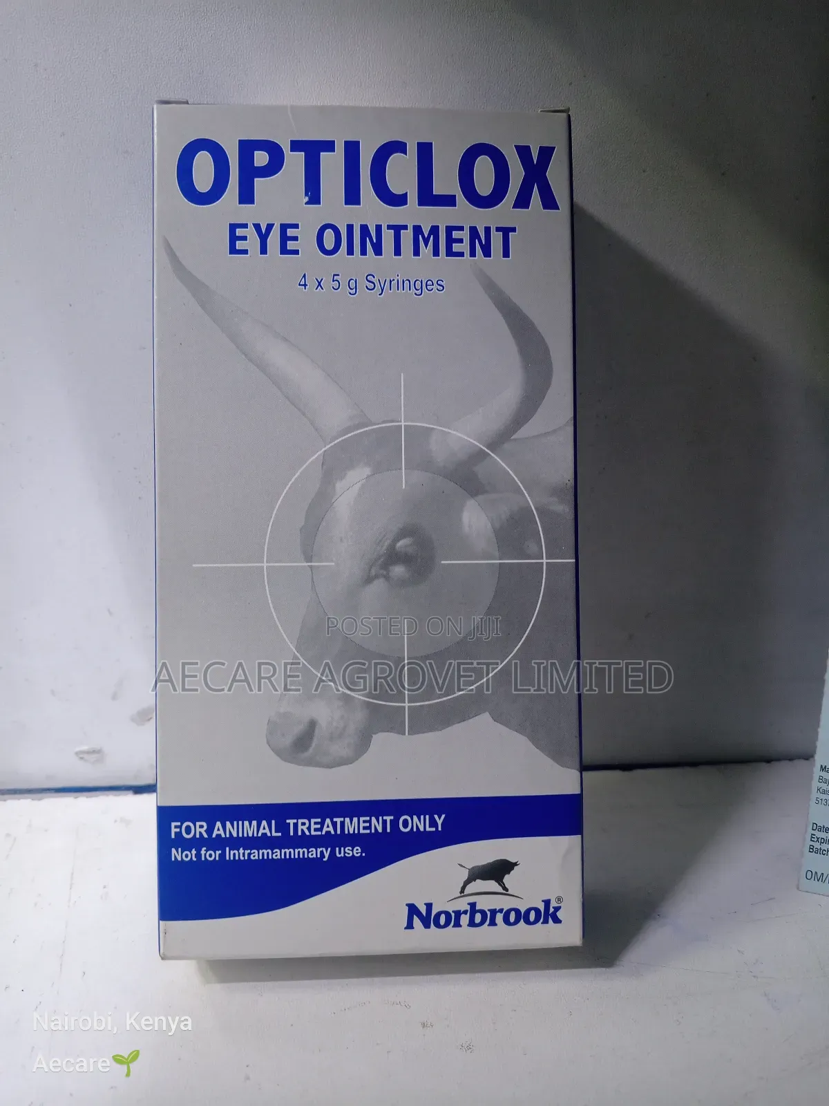 Opticlox Animal Eye Ointment Syringe