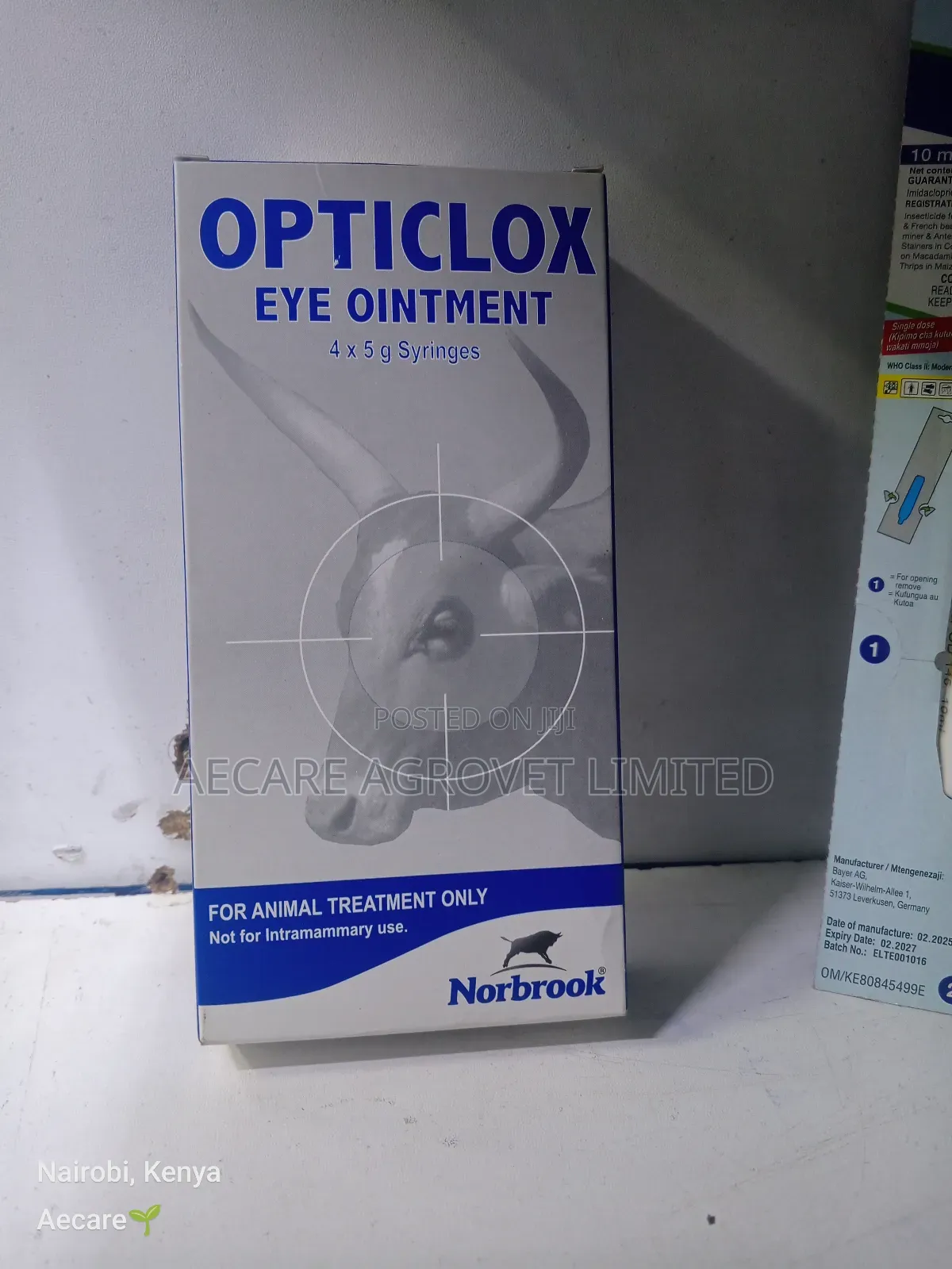 Opticlox Animal Eye Ointment Syringe