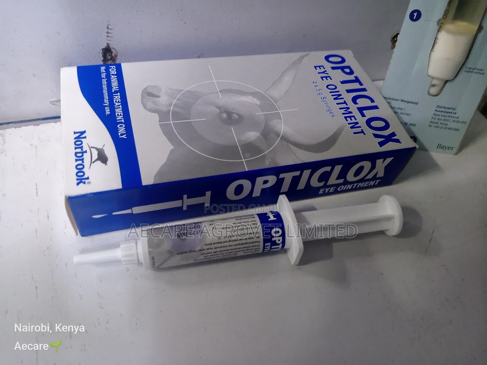 Opticlox Animal Eye Ointment Syringe