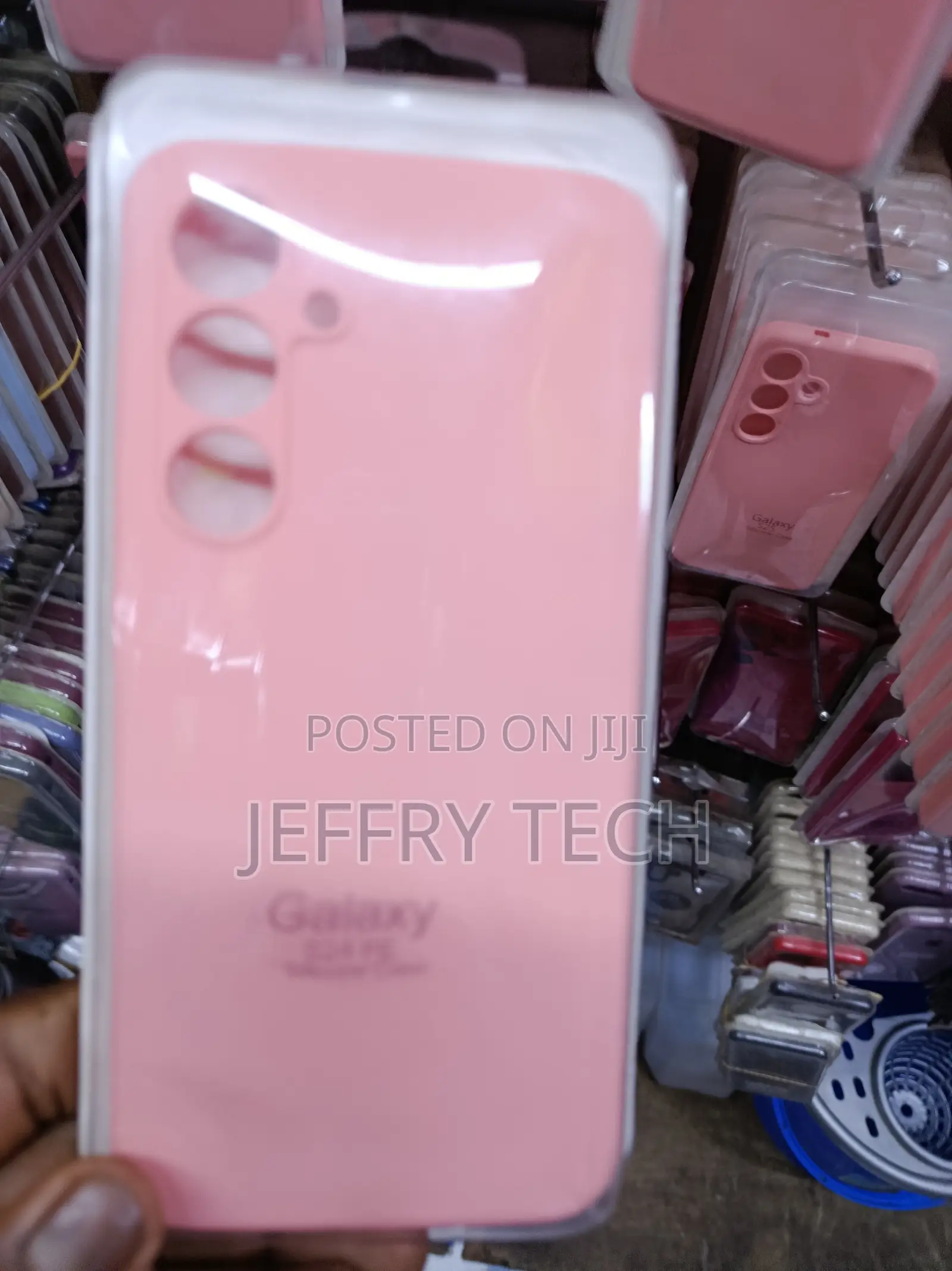Taneny Liquid Silicone Samsung Galaxy S24 Fe Case With Cloth Lining
