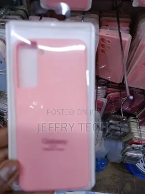 Amark Liquid Silicone Soft Back Cover Case for Samsung Galaxy S21