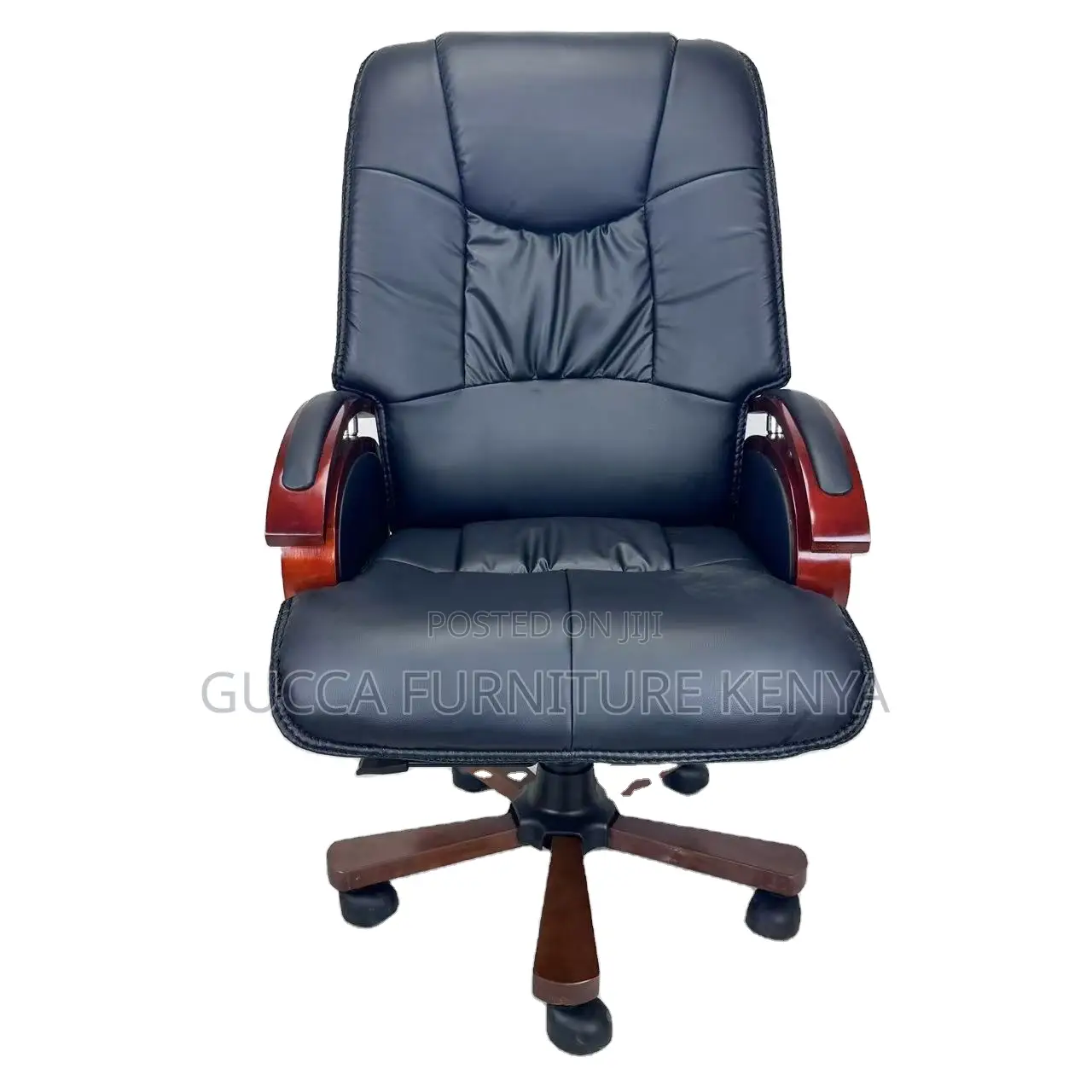 Leather Swivel Reclining Director's Office Chair